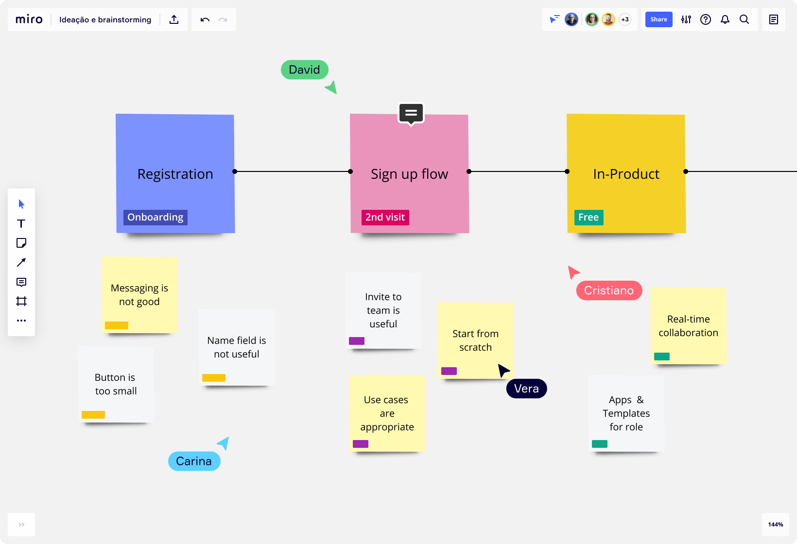 Miro: ferramenta gratuita para trabalhar colaborativamente